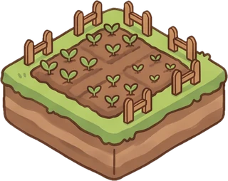 Veggie Patch island block